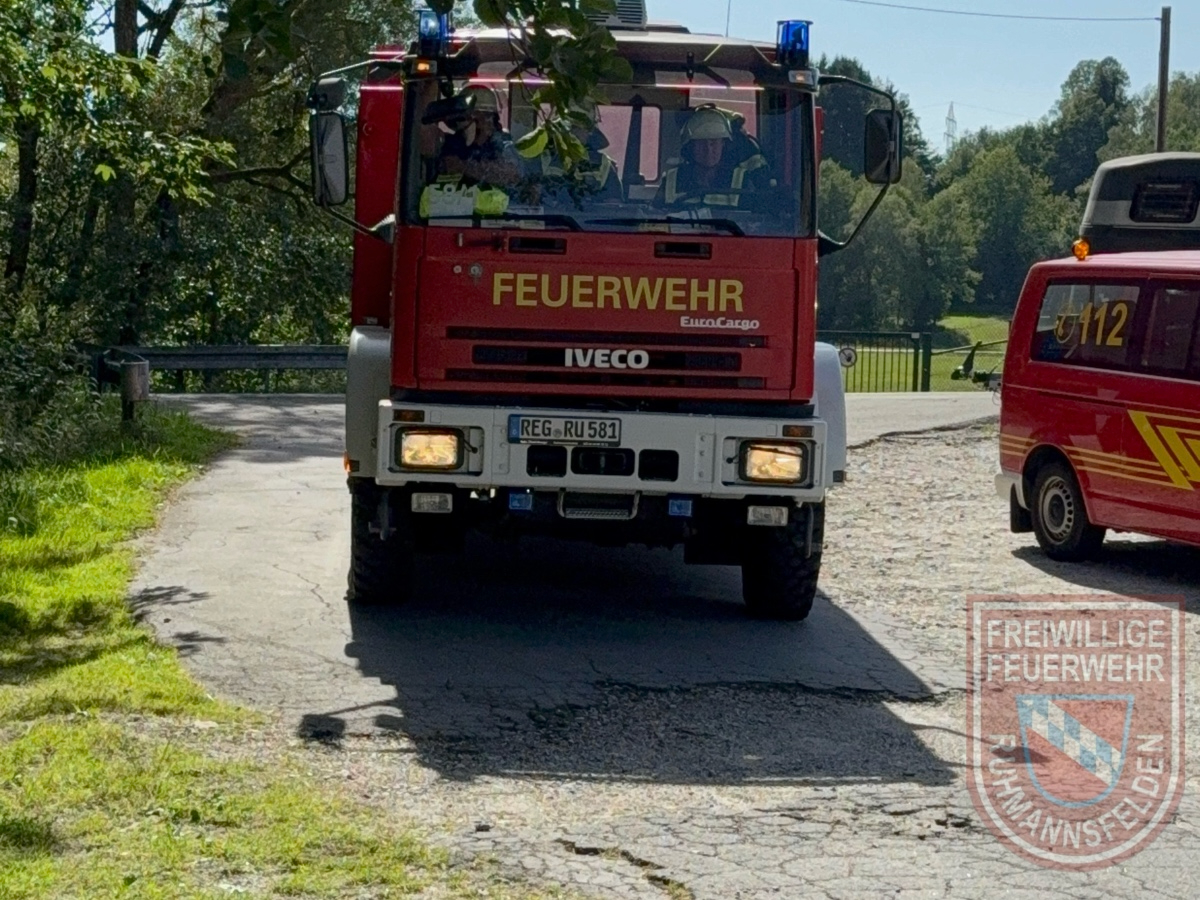 🚒 Gemeinschaftsübung der Feuerwehren Ruhmannsfelden und Lämmersdorf 🚒