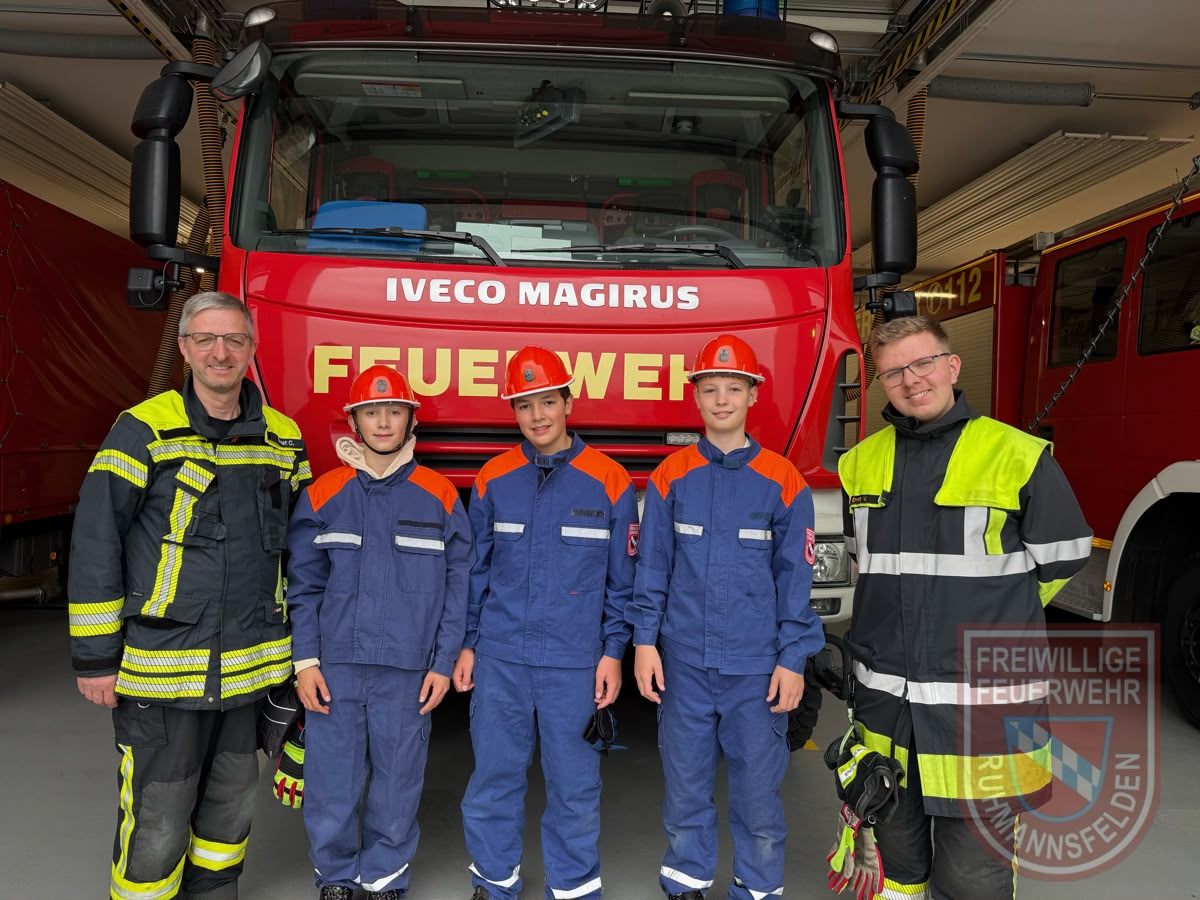 Drei Neue Mitglieder der Jugendfeuerwehr 10.2026